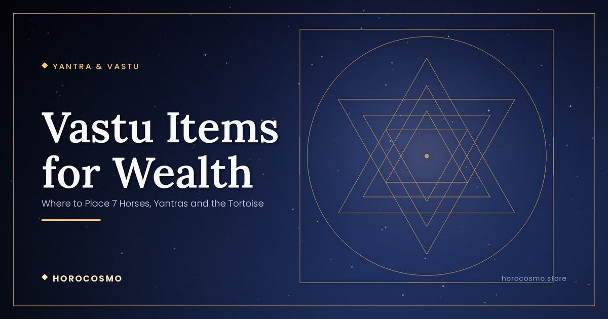 Vastu Items for Wealth: Where to Place 7 Horses, Yantras and the Tortoise