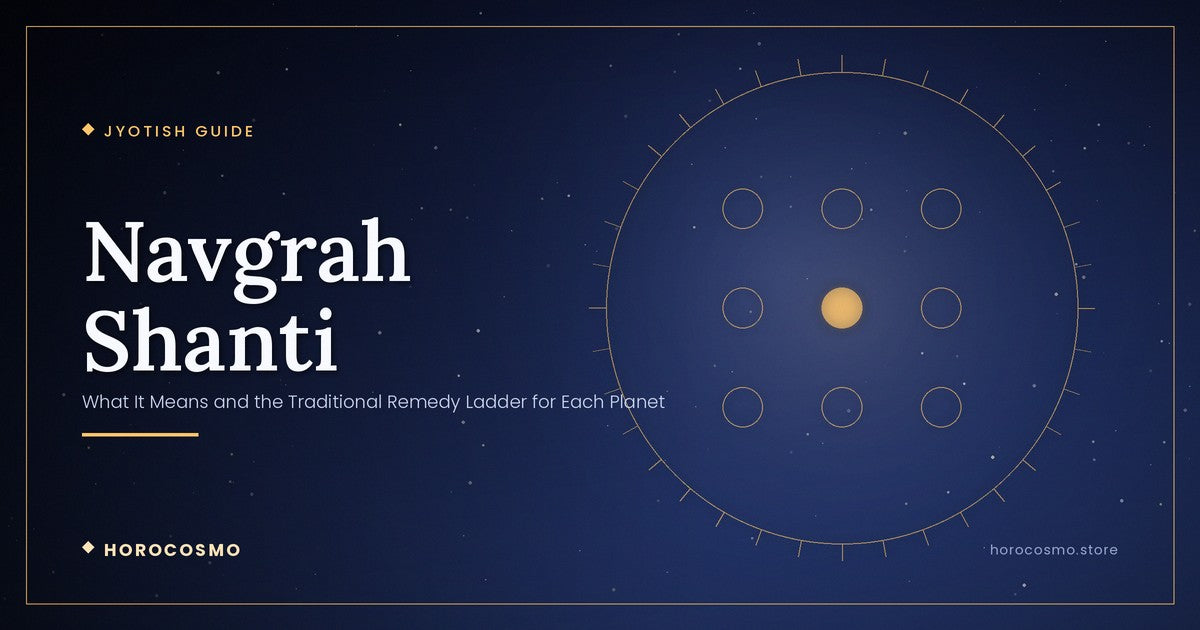 Navgrah Shanti: What It Means and the Traditional Remedy Ladder for Each Planet