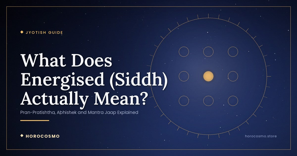 What Does Energised (Siddh) Actually Mean? Pran-Pratishtha, Abhishek and Mantra Jaap Explained