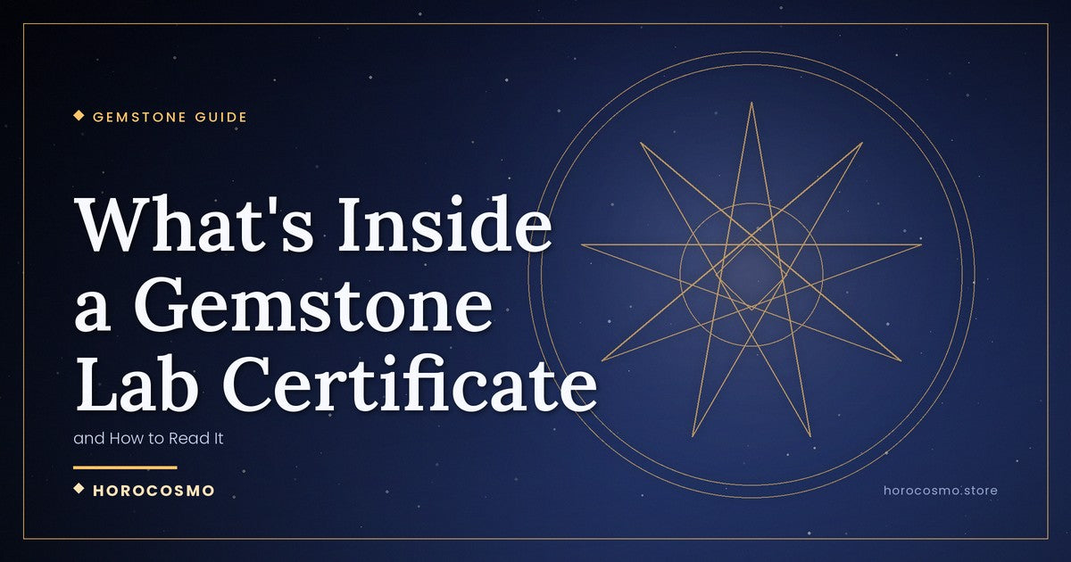 What's Inside a Gemstone Lab Certificate — and How to Read It