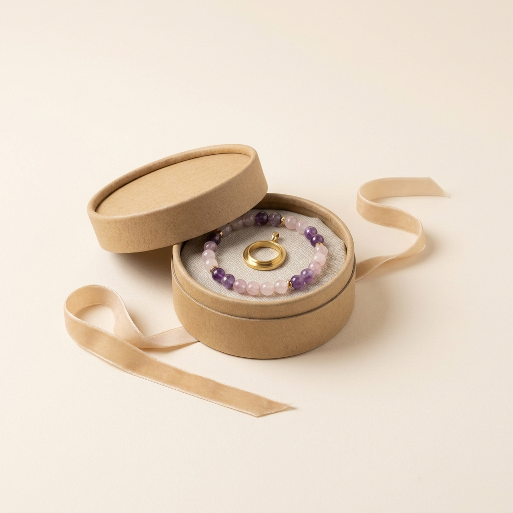 Gifts ₹1,000–₹2,499 — gift box with crystal bracelet and yantra