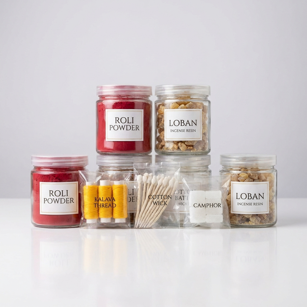 Pooja samagri collection - complete energised puja essentials