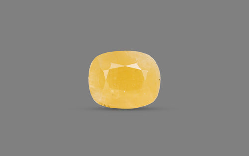 Natural Yellow Sapphire (Pukhraj) Stone – Lab Certified & Energised
