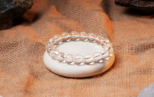 Clear Quartz Bracelet – Spiritual Wellbeing (Certified & Energised)