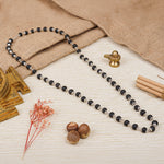 Silver Karungali Mala, alternate view — Horocosmo