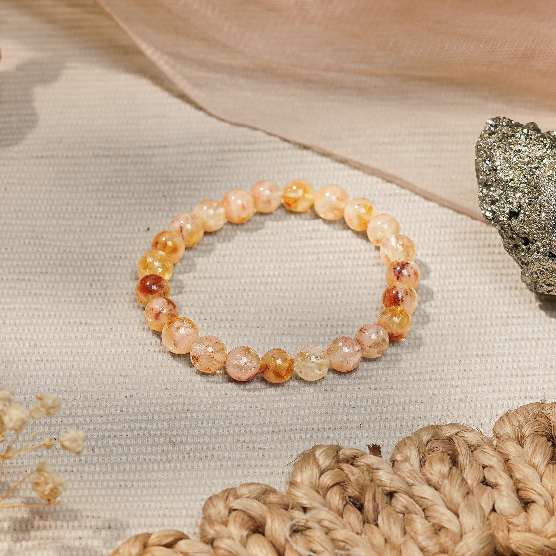Citrine Bracelet for wealth & success, certified & energised — Horocosmo