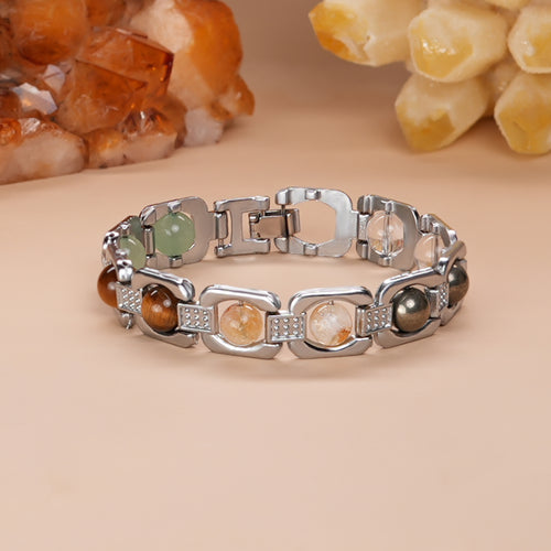 Metal Dhan Yog Bracelet - Silver – Wealth & Money (Certified & Energised)