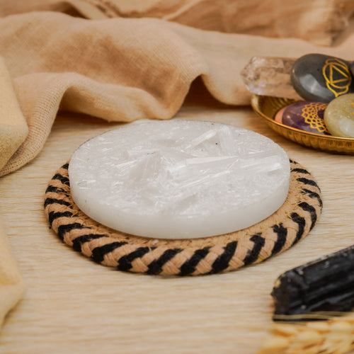 Selenite Crystal Recharging Plate – Cleansing & Charging (Certified & Energised)