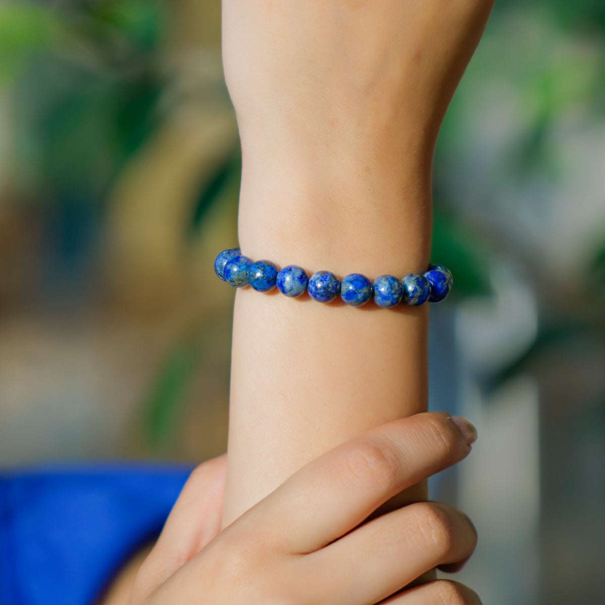 Lapis Lazuli Bracelet, detail view — Horocosmo
