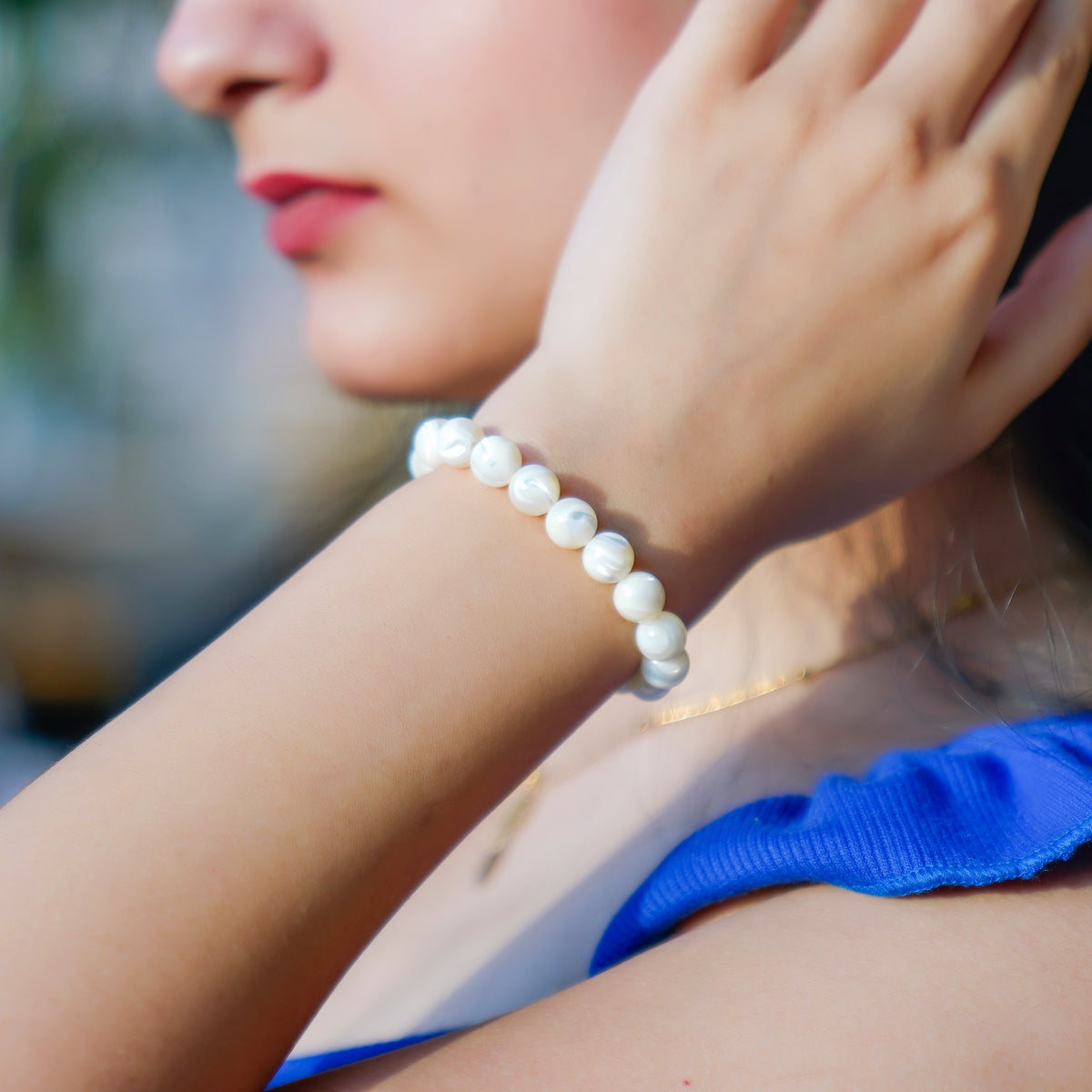 Mother of Pearl Bracelet, another view — Horocosmo
