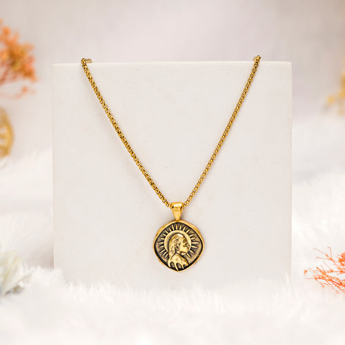Virgo Pendant with Gold Finish