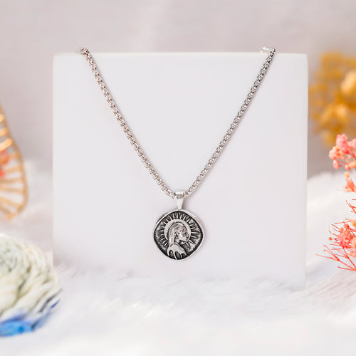 Virgo Pendant with Silver Finish