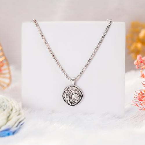 Aquarius Pendant with Silver Finish