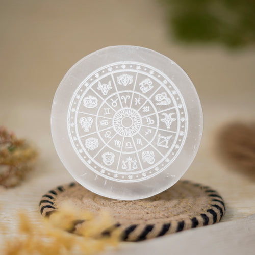 Selenite Charging Plate – Crystal Cleansing & Recharging (Certified)