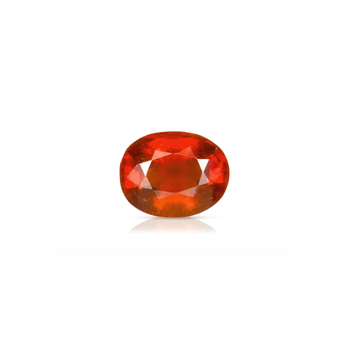 Natural Hessonite Garnet (Gomed) Stone – Lab Certified & Energised