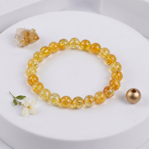 Citrine Bracelet – Wealth & Success (Certified & Energised)