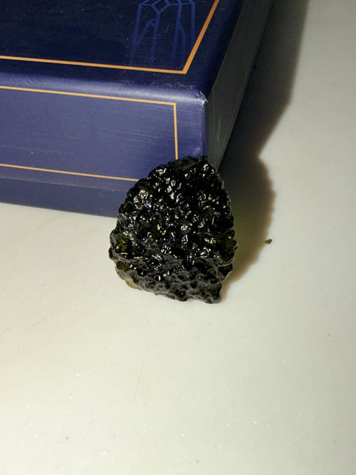 Natural Moldavite – Rare Czech Tektite for Transformation & Manifestation (Authenticity Assured & Energised)