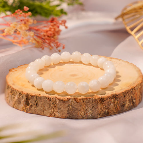 Moonstone Bracelet – Spiritual Wellbeing (Certified & Energised)