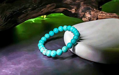 Turquoise Bracelet – Spiritual Wellbeing (Certified & Energised)