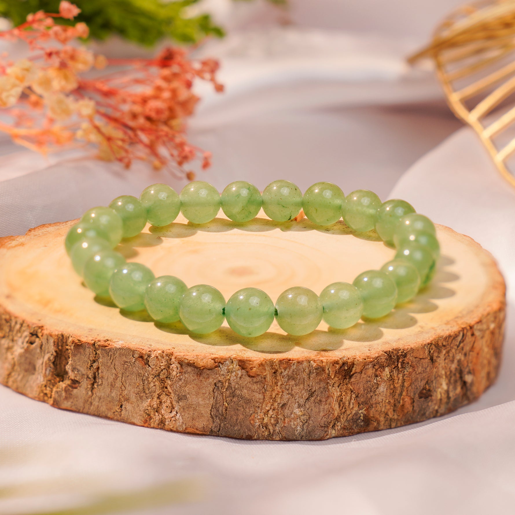 Green Aventurine Bracelet, alternate view — Horocosmo