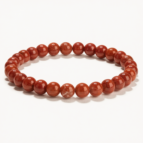 Red Jasper Bracelet – Stamina, Grounding & Stability (Certified & Energised)