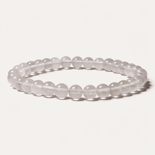 Selenite Bracelet – Calm, Clarity & Aura Cleansing (Certified & Energised)