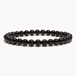Black tourmaline bracelet for protection & grounding, certified & energised — Horocosmo