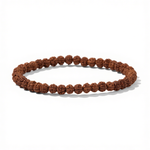 Elegant rudraksha bracelet for women, protection & calm, certified & energised — Horocosmo