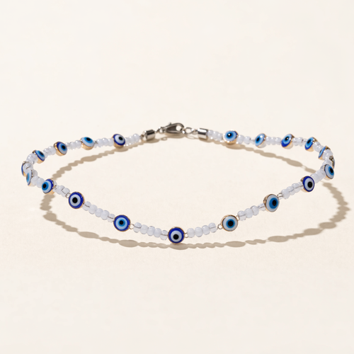 Evil Eye Anklet – Nazar Protection for Daily Wear (Energised)