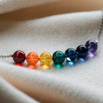 Seven Chakra Anklet detail