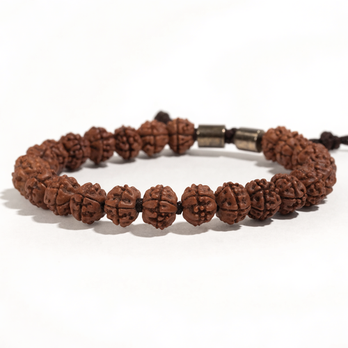 Rudraksha Kada for Men – Protection & Calm Focus (Certified & Energised)