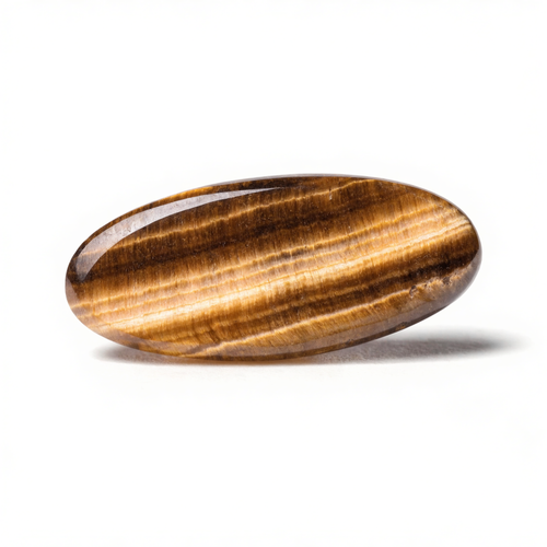 Raw Tiger Eye Stone – Courage & Grounding Tumble (Certified)