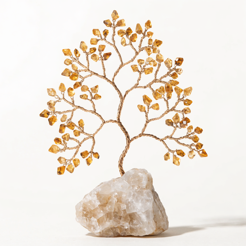 Citrine Crystal Tree – Wealth Corner Vastu (Certified)