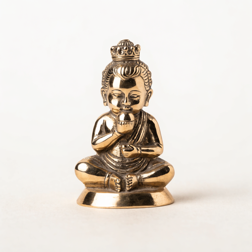 Laddu Gopal Murti – Brass Kanha Ji Idol (Energised)