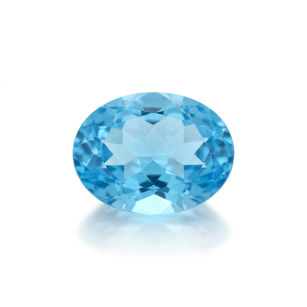 Natural Blue Topaz loose gemstone
