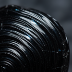 Macro texture of natural Black Obsidian crystal – Horocosmo