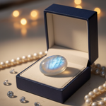 Natural Rainbow Moonstone crystal in a premium gift box – Horocosmo