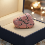 Natural Rhodonite stone in a premium gift box – Horocosmo