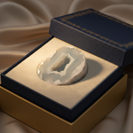 Natural Blue Chalcedony stone in a premium gift box – Horocosmo