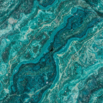 Macro of Chrysocolla showing vivid blue-green teal colour – Horocosmo