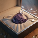 Natural Charoite swirling violet stone in a premium gift box – Horocosmo