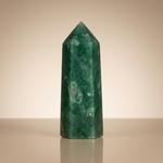 Natural Green Aventurine crystal tower – representative image; each natural stone varies slightly in pattern and shade