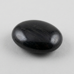 Black tourmaline palm stone – representative image; each natural stone varies slightly in pattern