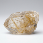 Raw natural rutilated quartz stone – representative image; each natural stone varies in inclusions and size