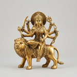 Brass Maa Durga murti – representative image; brass is hand-finished and varies slightly