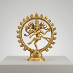Brass Nataraja murti – representative image; brass is hand-finished and varies slightly