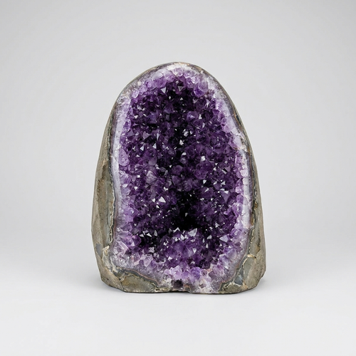 Natural Amethyst Geode – Calm, Protection & Abundance Centrepiece (Lab-Certified & Energised)