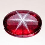Natural Star Ruby Sun Asterism Stone