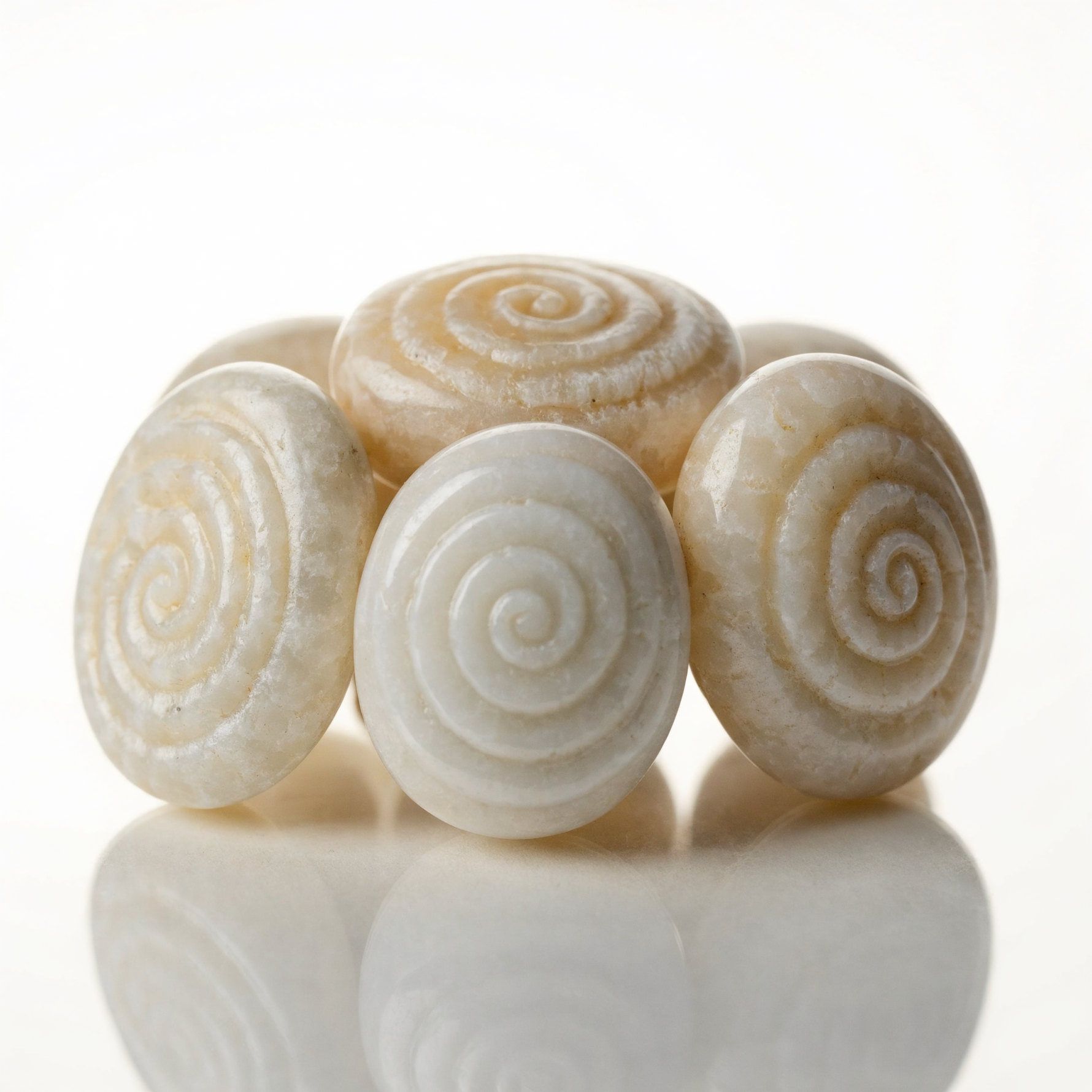 Gomti Chakra Sacred Spiral Stones
