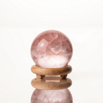 Natural Rose Quartz Crystal Sphere